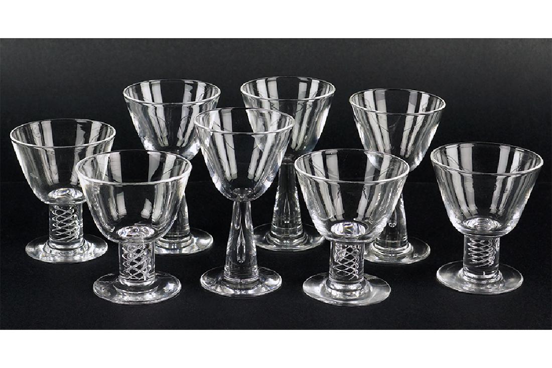 A Collection Of Steuben Stemware. (1 of 1)
