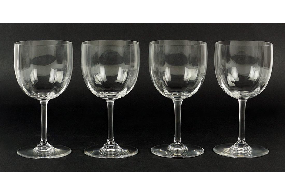 Four Baccarat Crystal Glasses. (1 of 1)