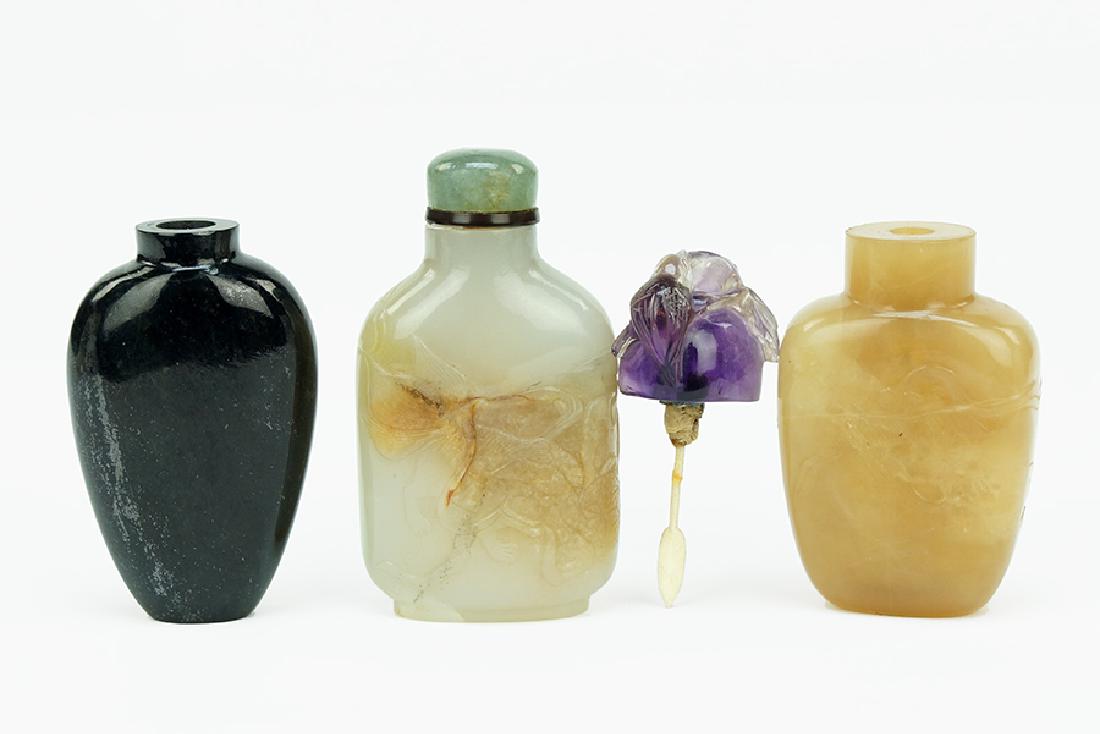 Three Chinese Snuff Bottles. (1 of 7)