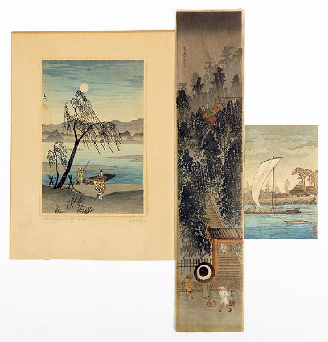 Takahashi Shotei (Japanese, 1871-1945) Three Woodblock (1 of 1)