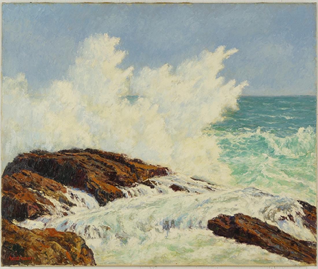 Rupert Lovejoy (American, 1885-1975) After the Storm.: Rupert Lovejoy (American, 1885-1975) After the Storm. Oil on canvas, signed lower left, unframed 25" x 30"