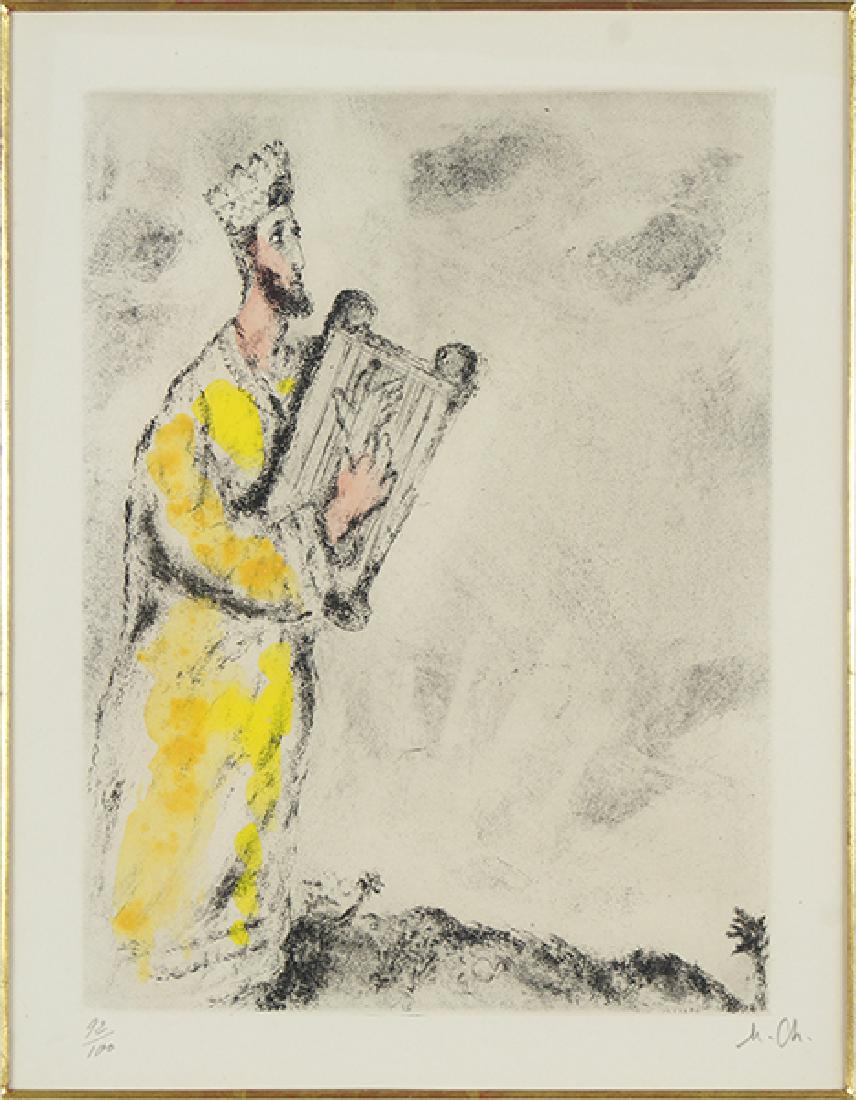 Marc Chagall (Russian-French, 1887-1985) King David (1 of 2)