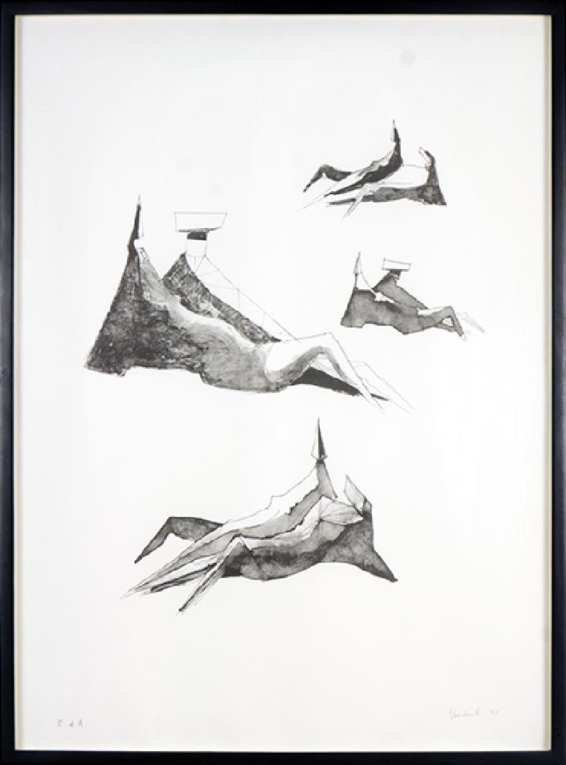 Lynn Chadwick (British, 1914-2003) Reclining Figures I. (1 of 1)