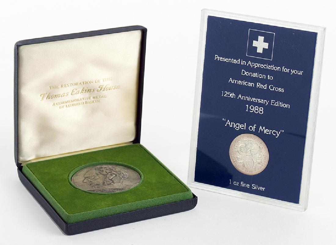 1972 Thomas Eakins House Commemorative Medal. (1 of 1)