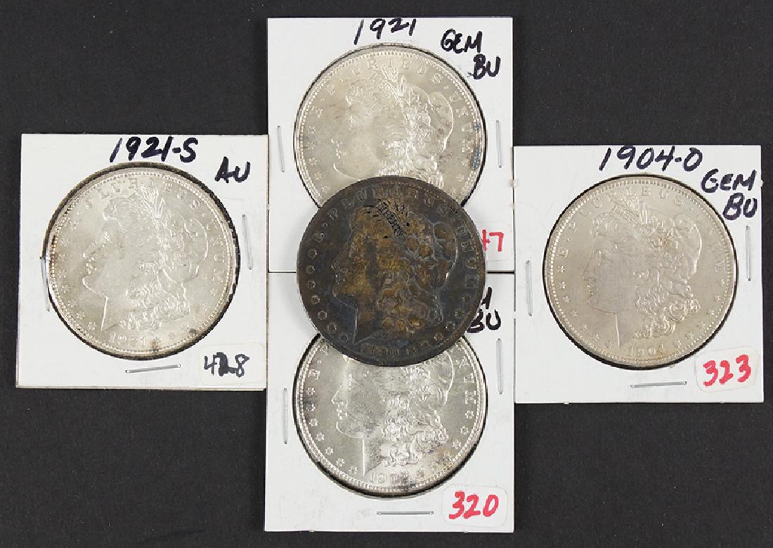 Group of Morgan Silver Dollars. (1 of 1)