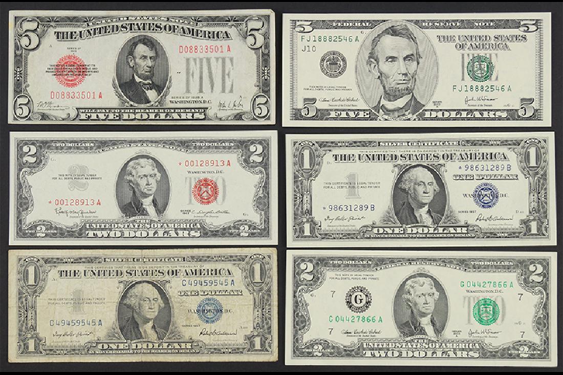 Group of US Currency. (1 of 1)