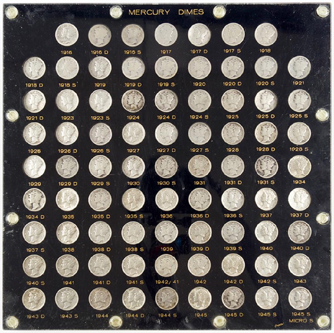 Mercury Dime 1916-1945 Collection. (1 of 1)