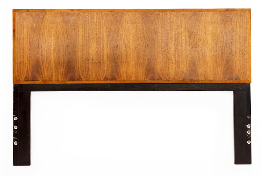 A Teak Veneer Headboard.: A Teak Veneer Headboard. 41" x 60"