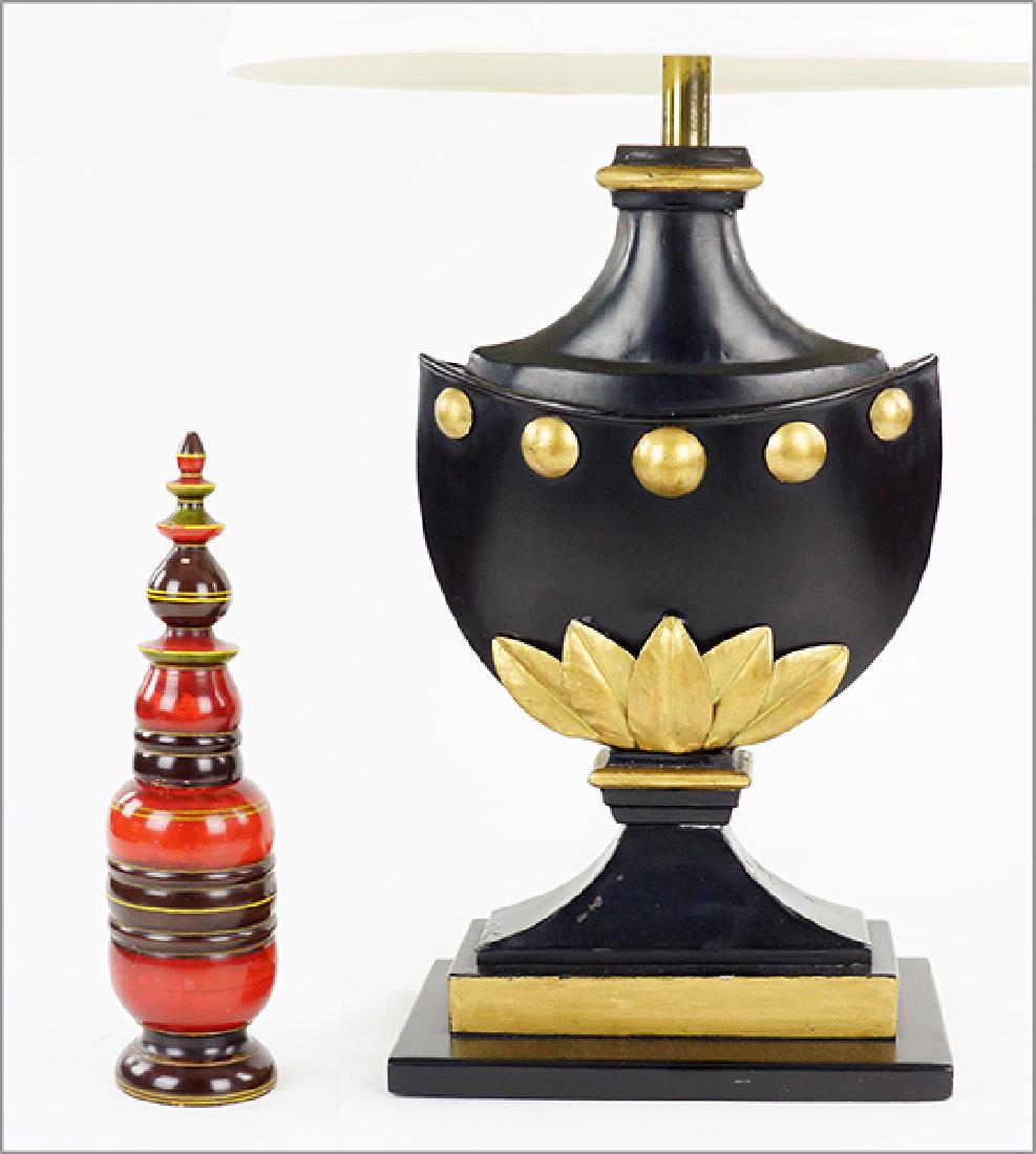 A Tole Table Lamp. (1 of 1)