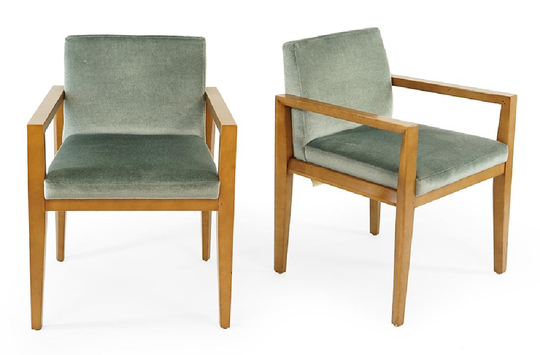 A Pair of Bernhardt Open Armchairs. (1 of 1)