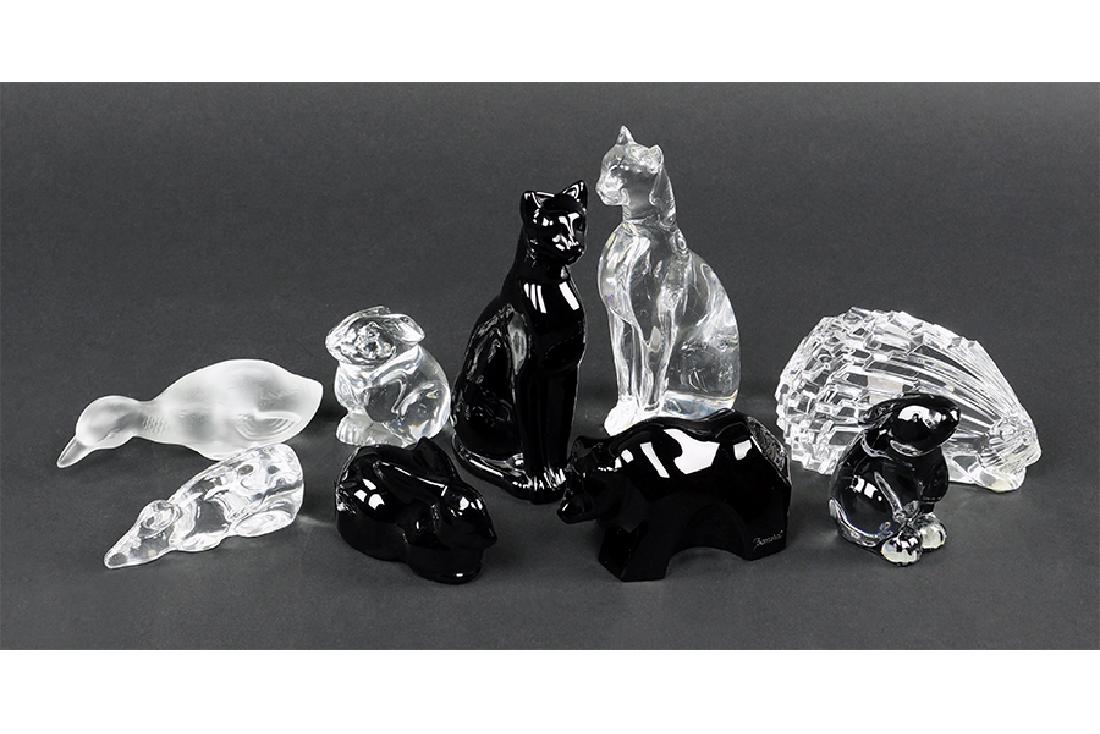A Collection Of Baccarat Crystal Animals. (1 of 1)