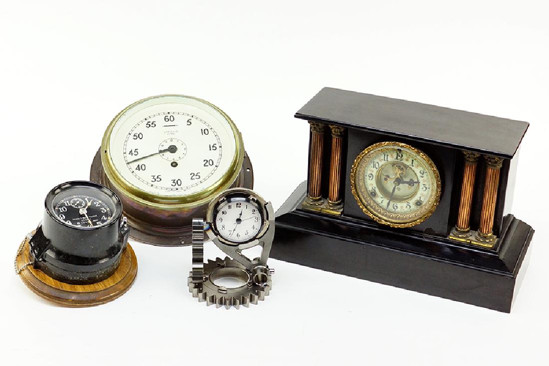 A Group Of Four Clocks. (1 of 1)