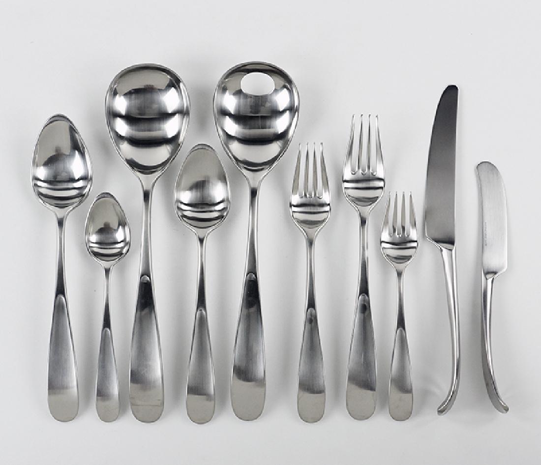 A Collection Of Georg Jensen Stainless Steel Flatware. (1 of 1)