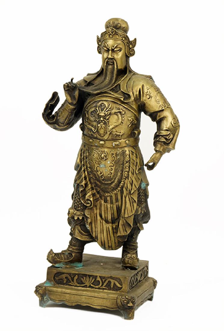 Chinese Bronze Warrior. (1 of 1)