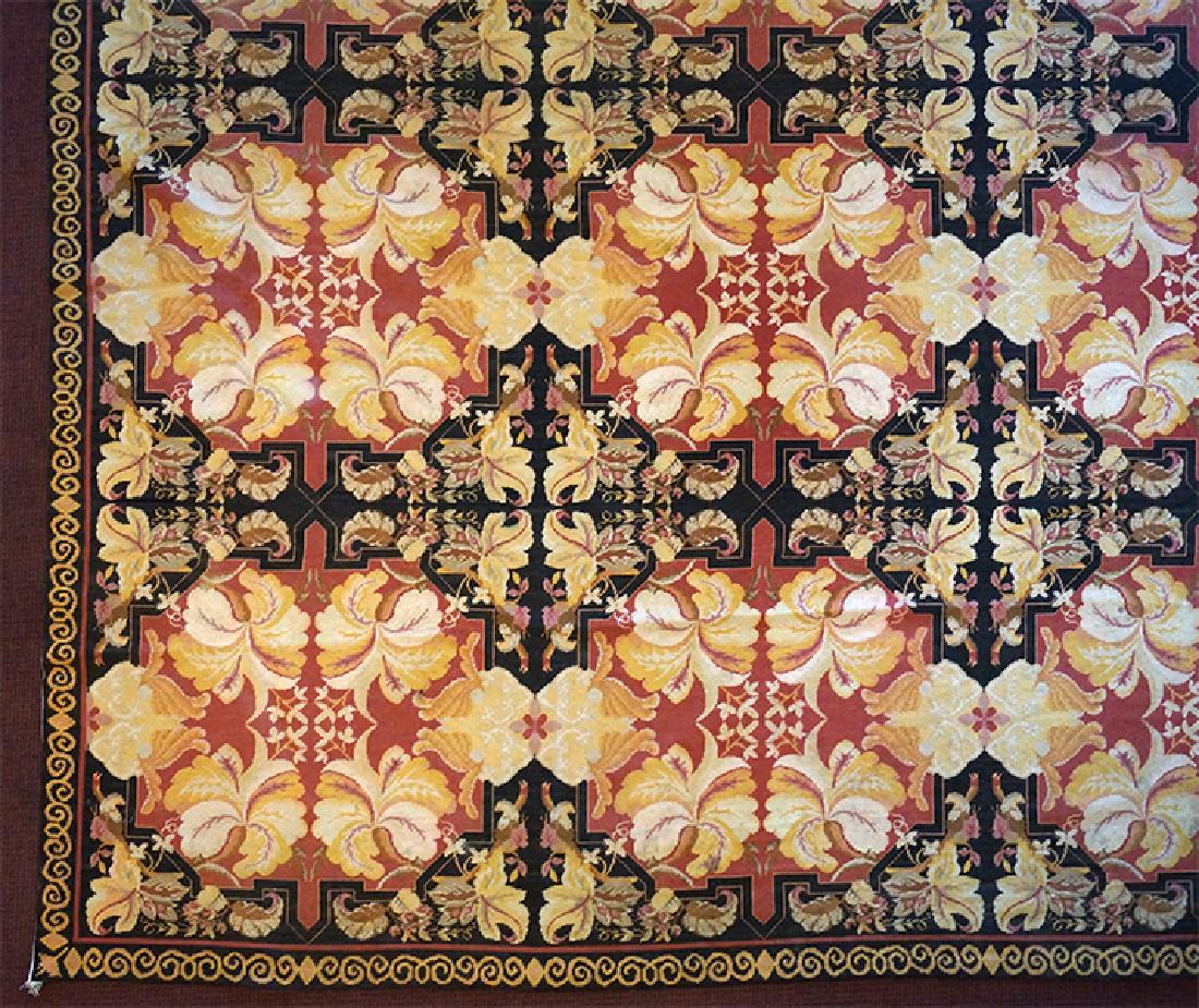 An Aubusson Carpet.: An Aubusson Carpet. 11'8" x 8'3"