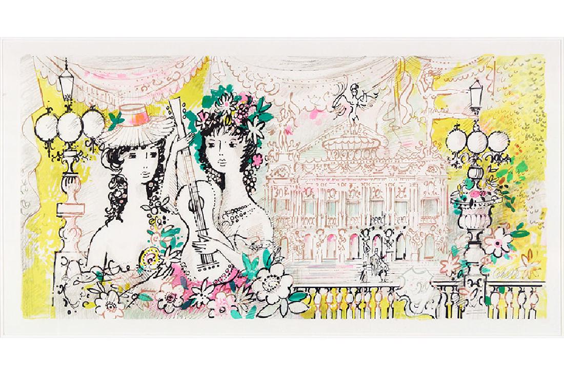 Charles Cobelle (French, 1902-1994) Les Guitariste. (1 of 1)