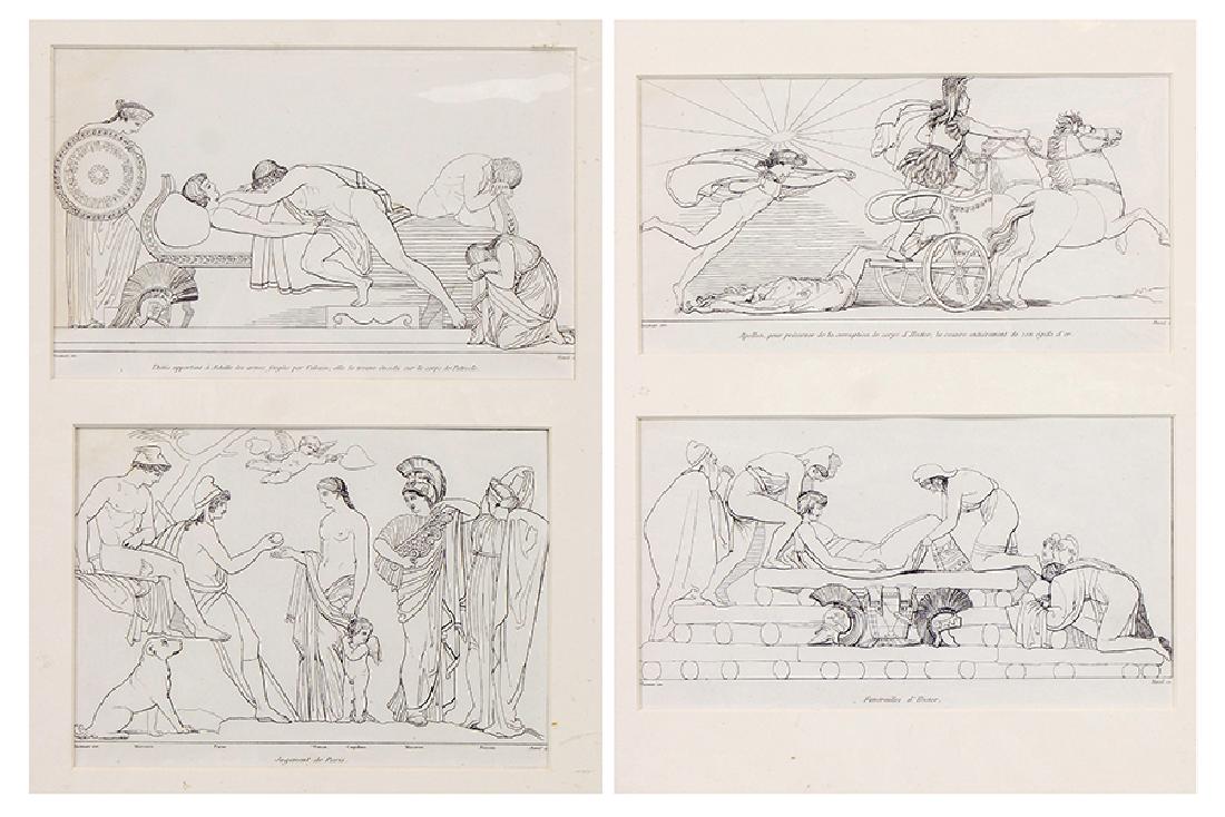 After John Flaxman (British, 1755-1826) Two Engravings. (1 of 1)