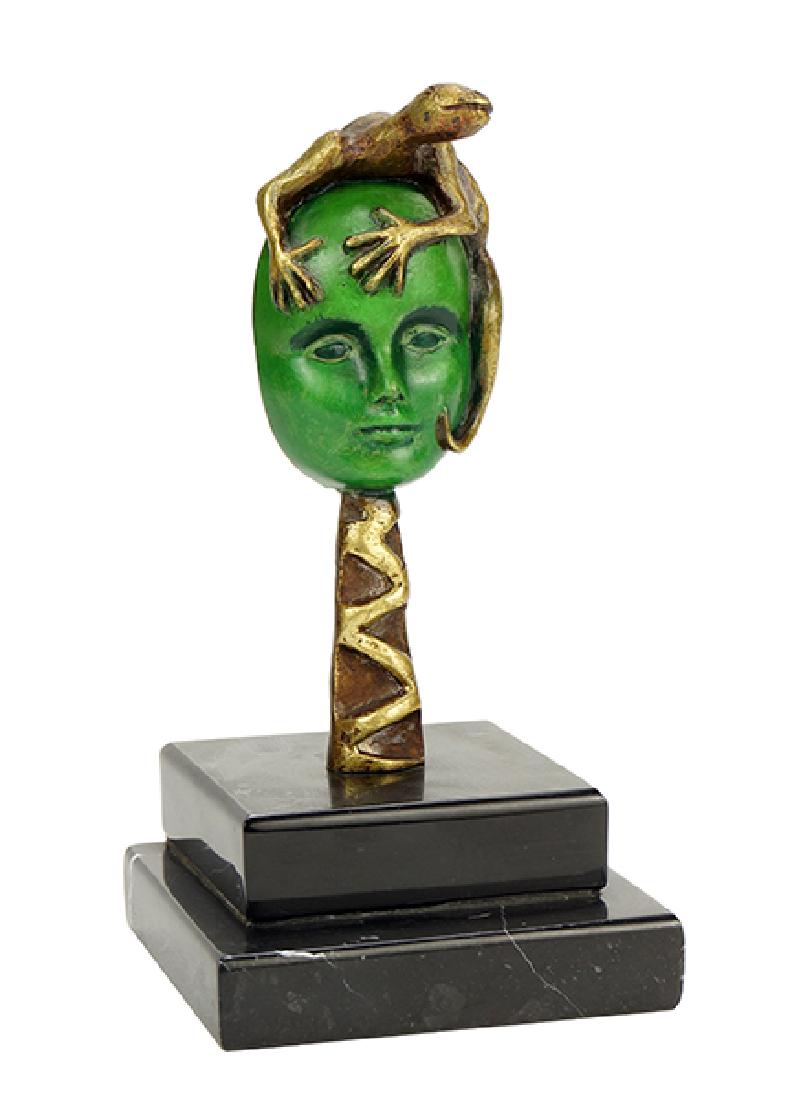 Alejandro Quijano (Mexican, B. 1957) Face With Lizard. (1 of 1)