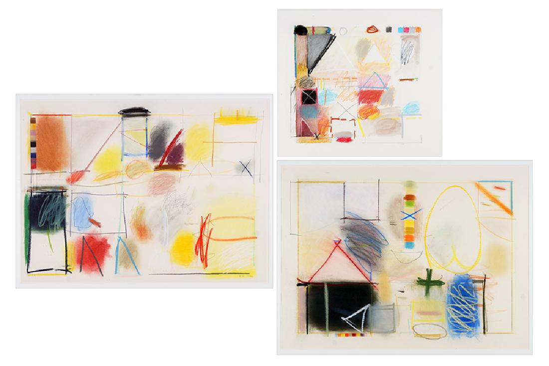 Artist Unknown (R.R.) (American, 20th Century) Three (1 of 4)