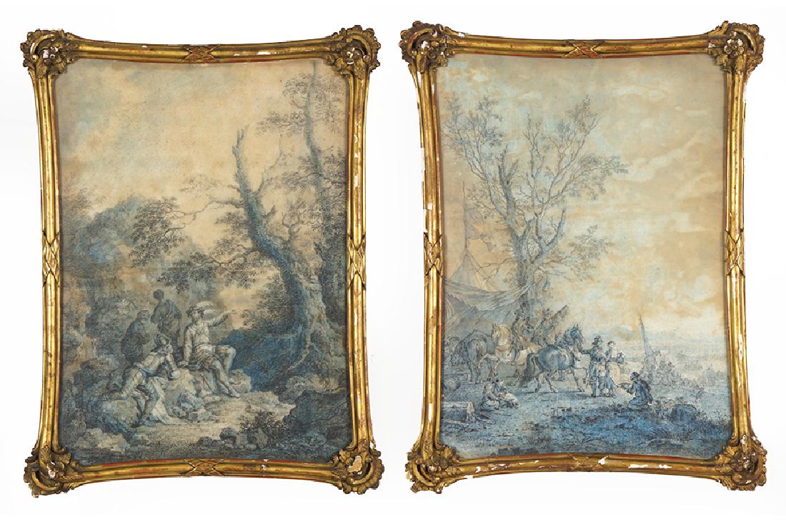 Artist Unknown (French, 18th Century) Soldier's Camp: A (1 of 20)