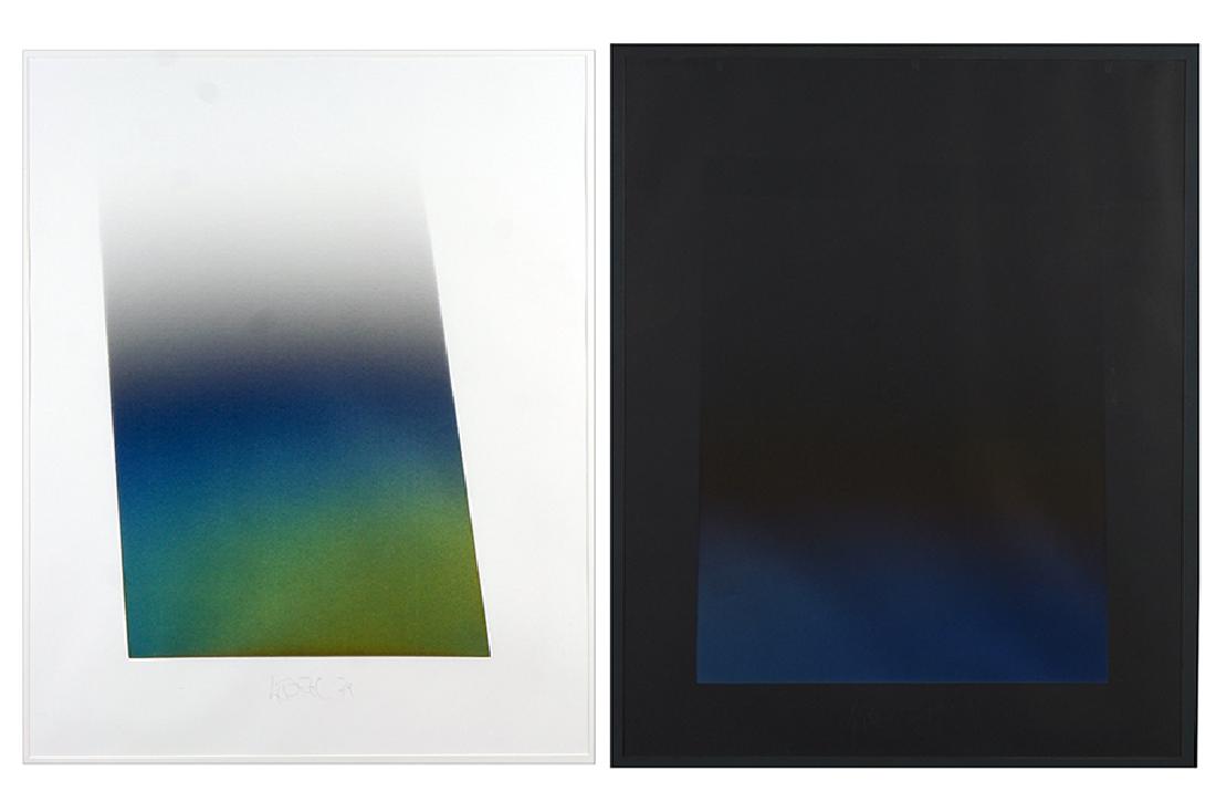 Larry Bell (American, B. 1939) Two Works. (1 of 8)