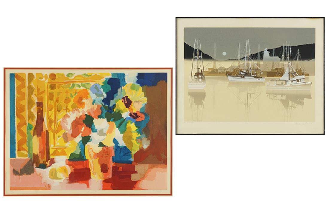 Virgil Thrasher (American, 20th Century) Night Fleet. (1 of 5)