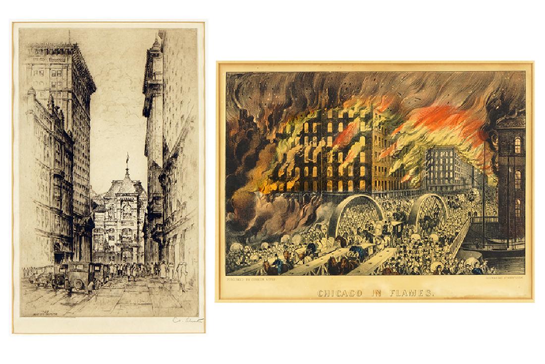 Anton Schutz (German, 1894-1977) LaSalle Street. (1 of 1)