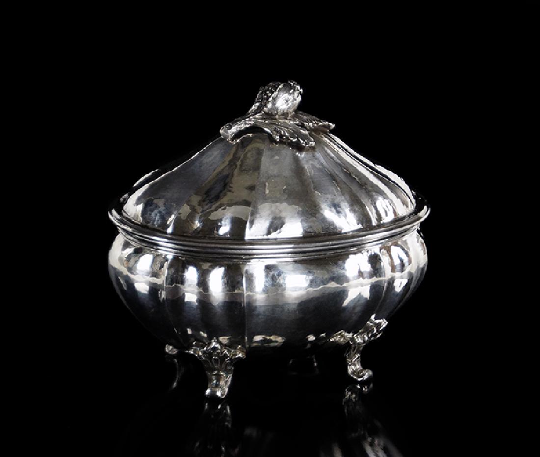 A Mario Buccellati Sterling Silver Covered Dish. (1 of 2)