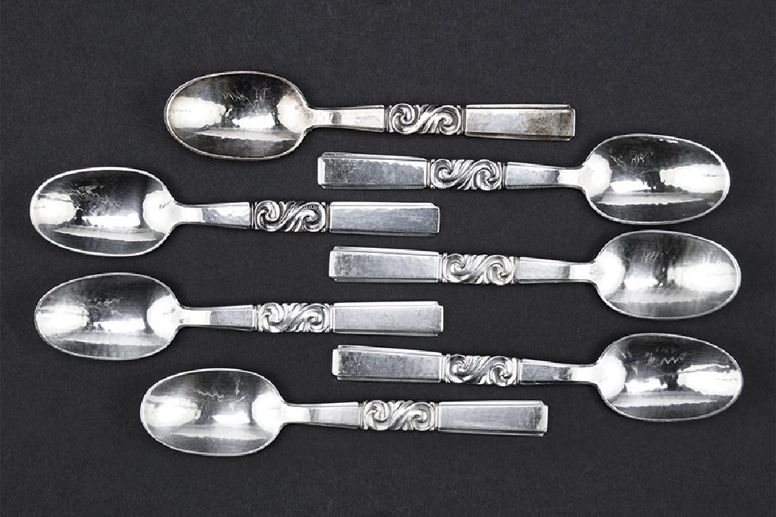 A Set of Seven Georg Jensen Sterling Silver Small (1 of 1)