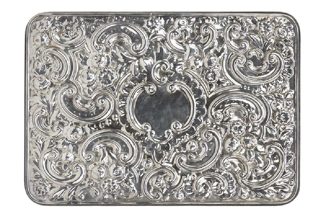 An English Silver Mirror. (1 of 2)