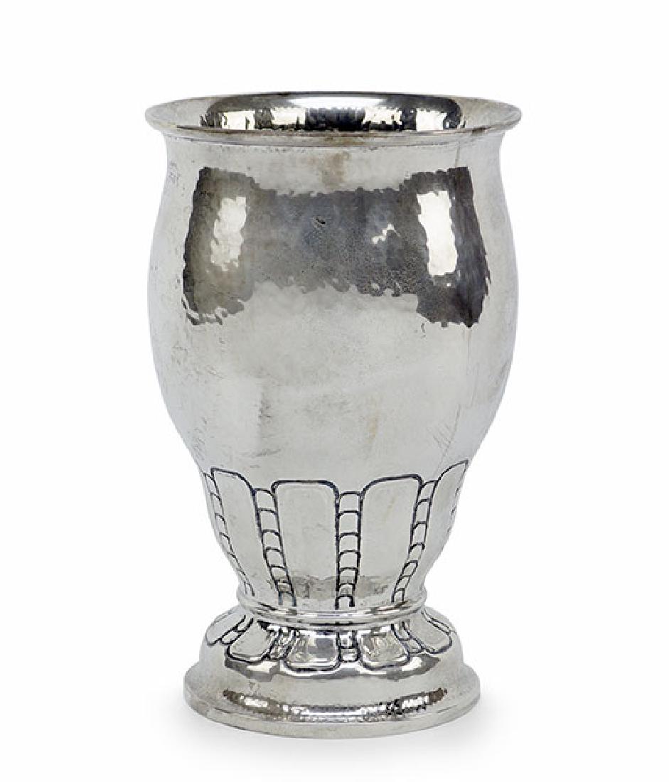 A Danish Silver Vase. (1 of 2)