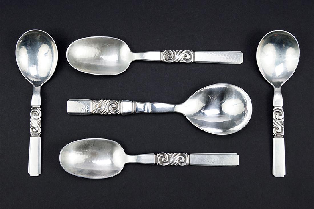 A Collection of Georg Jensen Sterling Silver Serving (1 of 1)