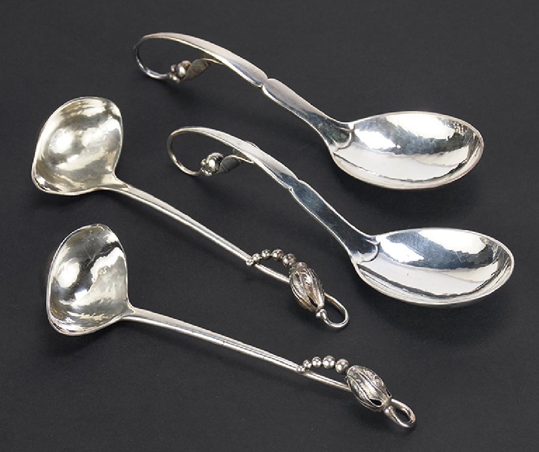 Two Pairs of Georg Jensen Sterling Silver Serving (1 of 1)