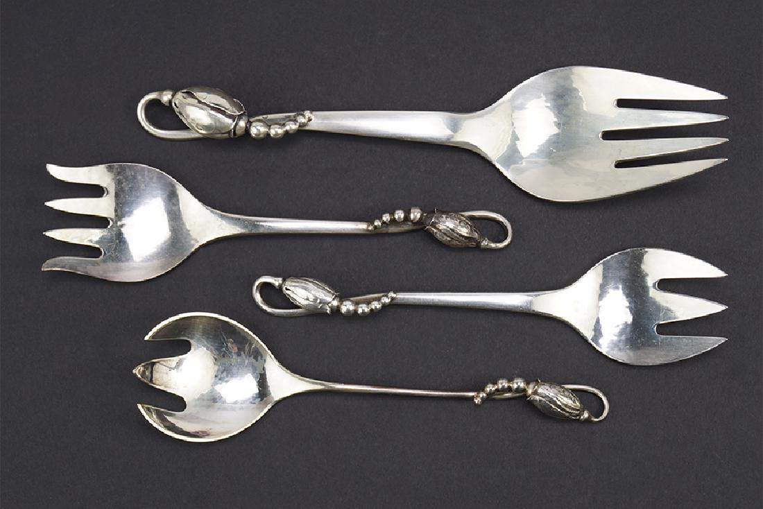 A Collection of Georg Jensen Sterling Silver Serving (1 of 1)