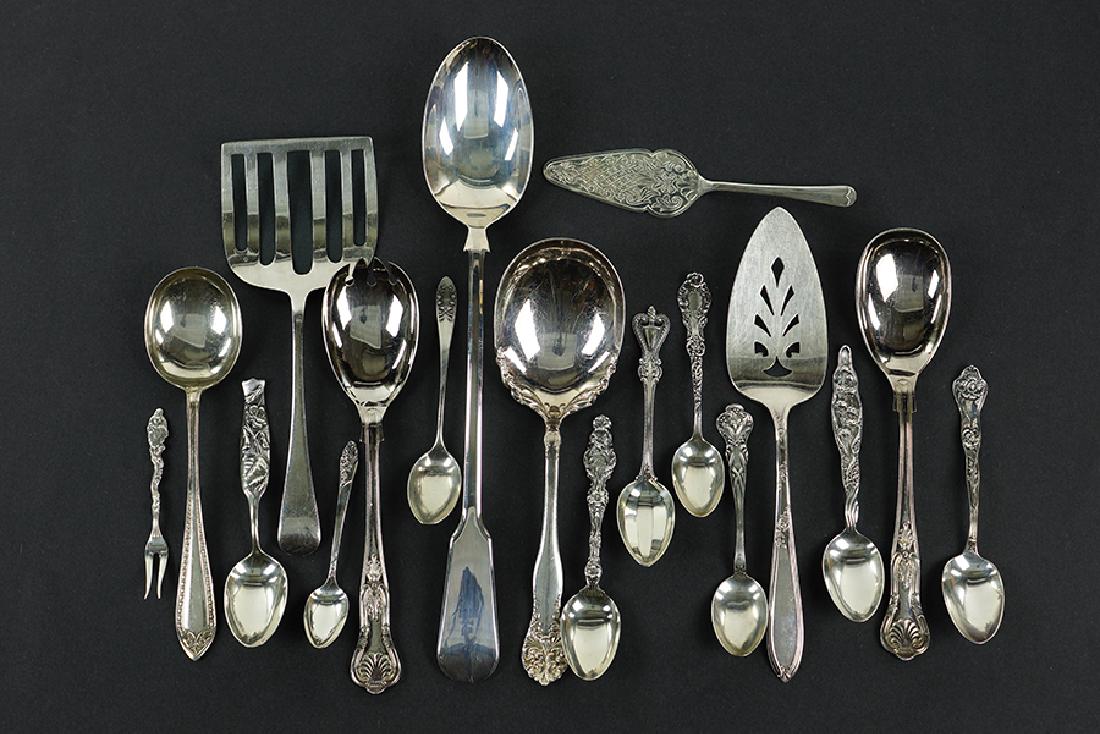 Eight Sterling Silver Teaspoons. (1 of 1)
