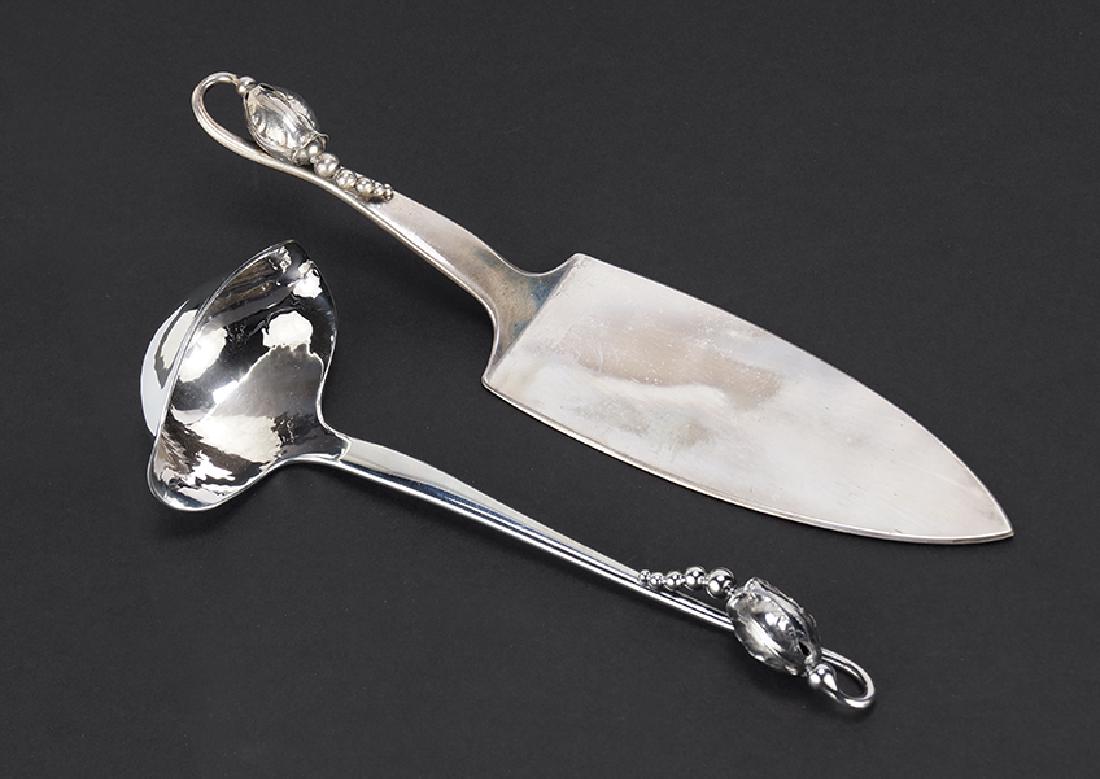 Two Georg Jensen Sterling Silver Serving Pieces. (1 of 3)