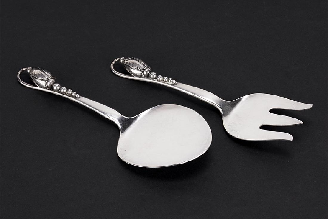 Two Georg Jensen Sterling Silver Serving Pieces. (1 of 2)