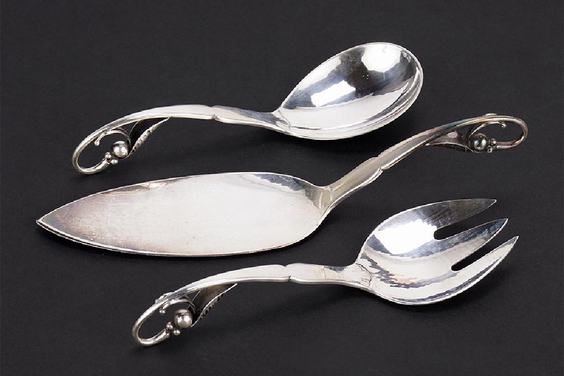 Three Georg Jensen Sterling Silver Serving PIeces. (1 of 1)