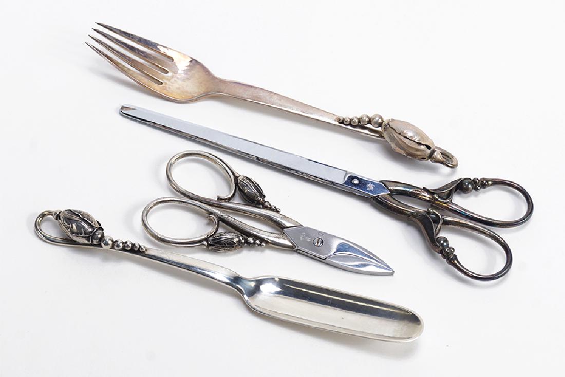 A Collection of Georg Jensen Sterling Silver Serving (1 of 1)