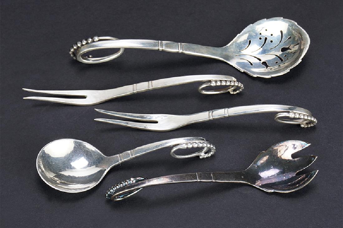 A Collection of Georg Jensen Sterling Silver Serving (1 of 1)