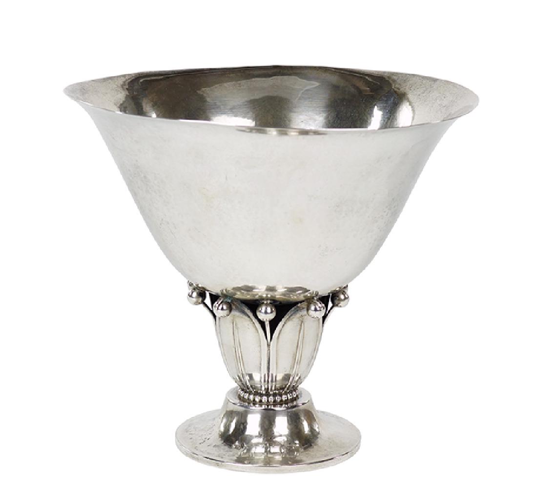 A Swedish Sterling Silver Compote. (1 of 1)