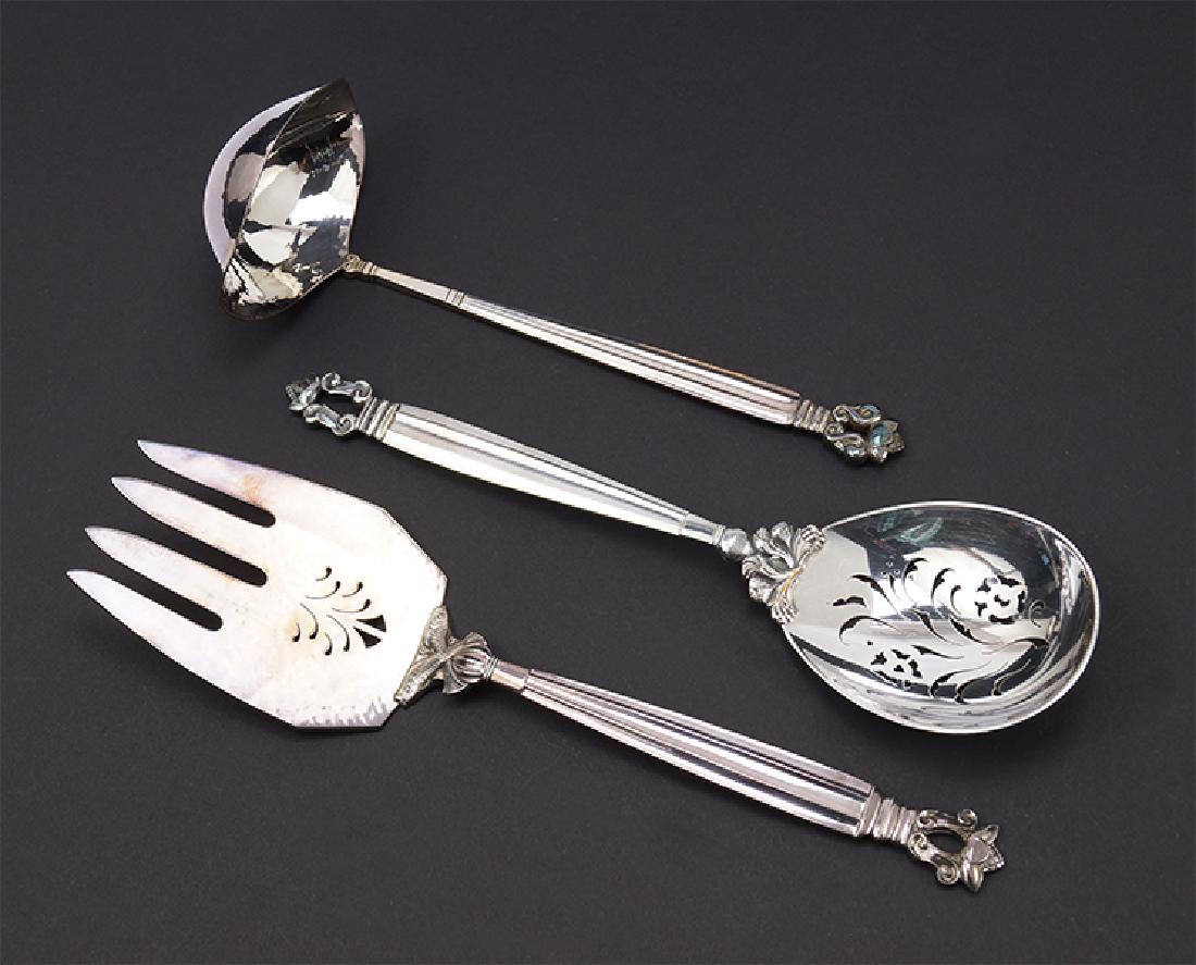 Three Georg Jensen Sterling Silver Serving Pieces. (1 of 1)
