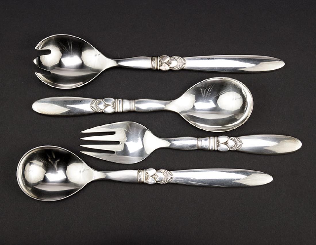 A Collection of Georg Jensen Sterling Silver Serving (1 of 1)