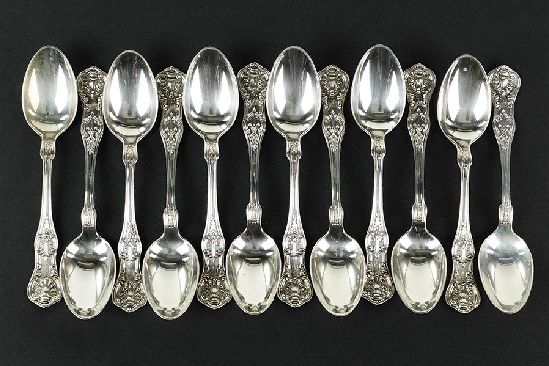 A Set of Twelve Rand & Crane Sterling Silver Teaspoons. (1 of 1)