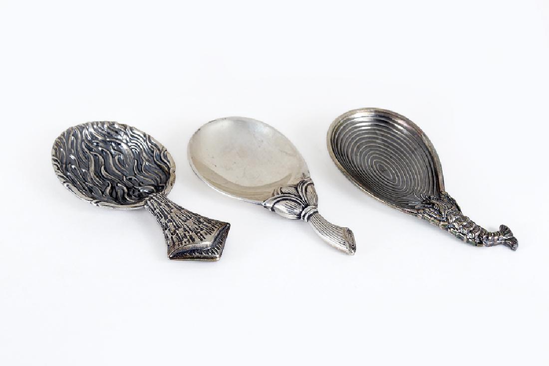 Three Buccellati Sterling Silver Tea Caddy Spoons. (1 of 1)