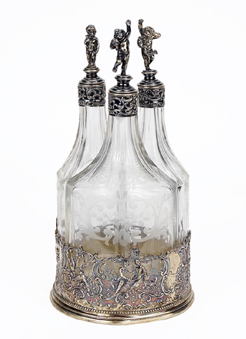 A German Sterling Silver Cruet Set. (1 of 1)