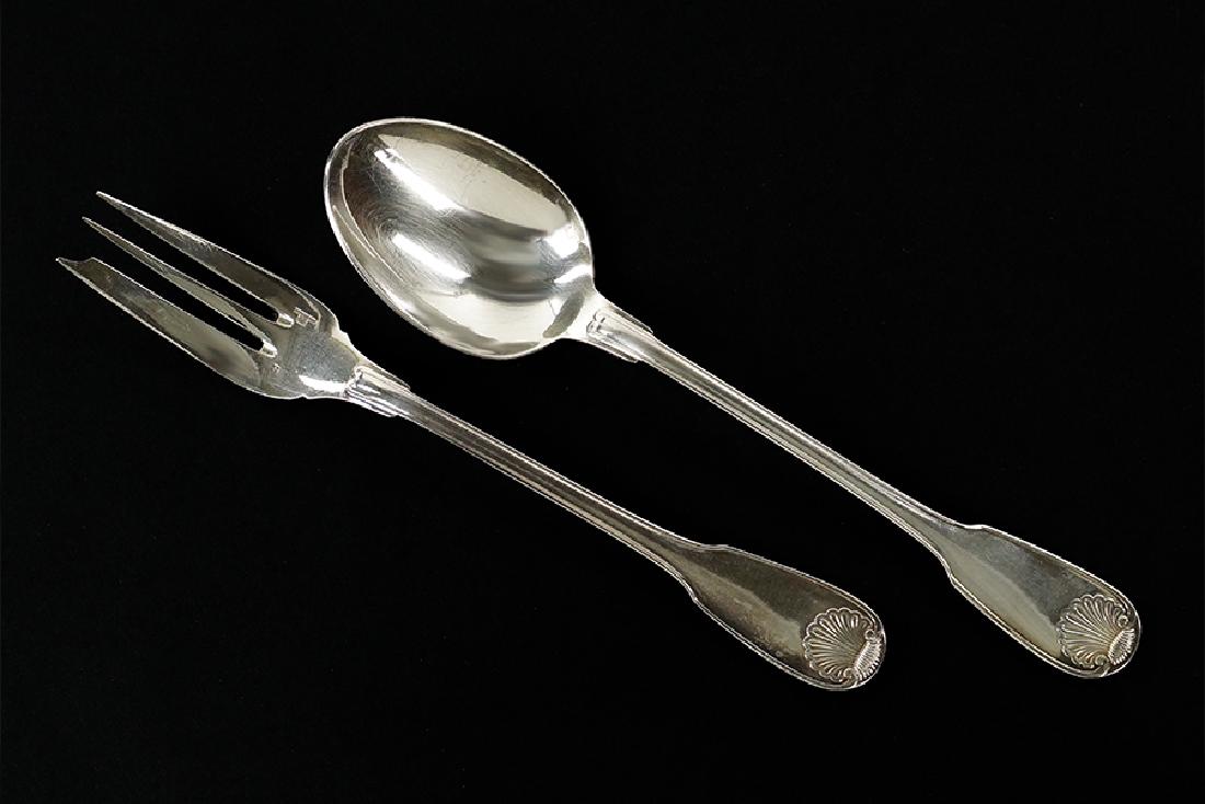 A Christofle Silverplate Serving Set. (1 of 1)