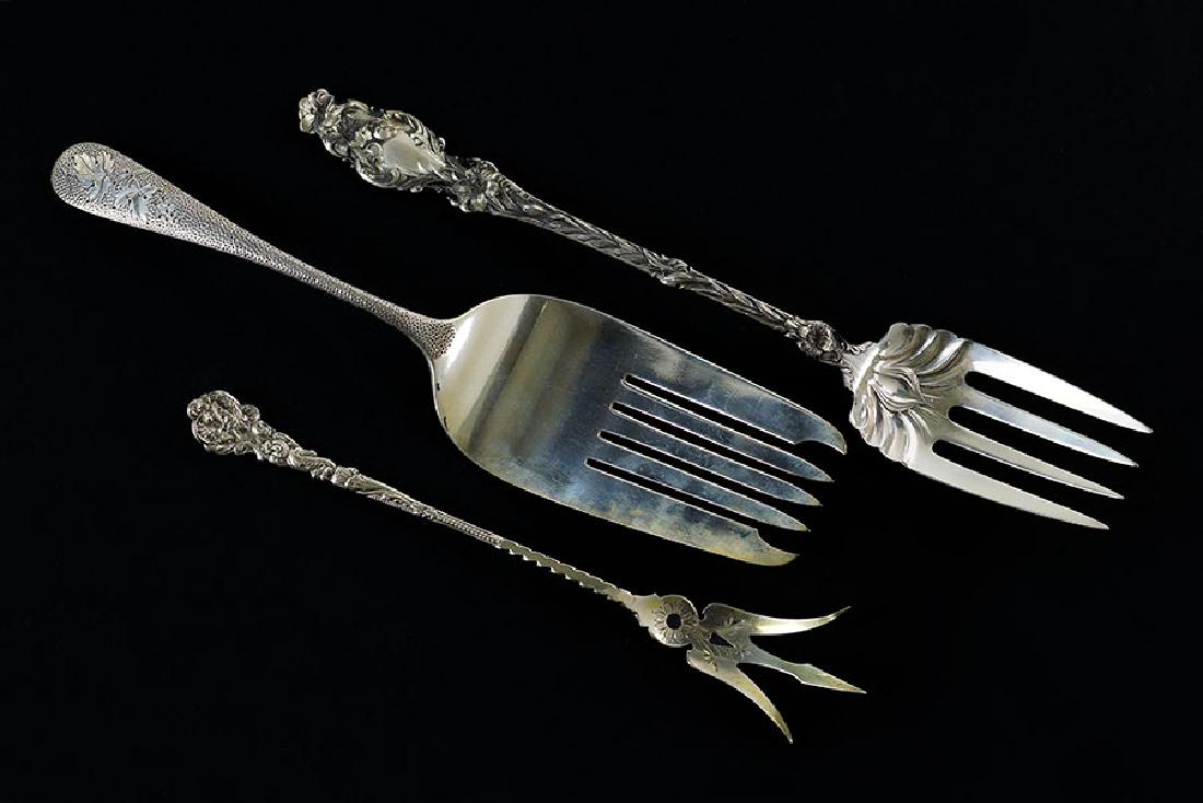 A Gorham Sterling Silver Lettuce Fork. (1 of 1)
