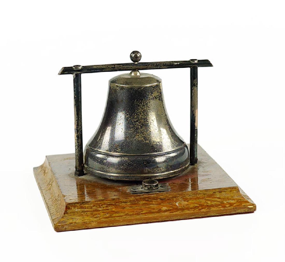An English Silver Desk Bell. (1 of 1)