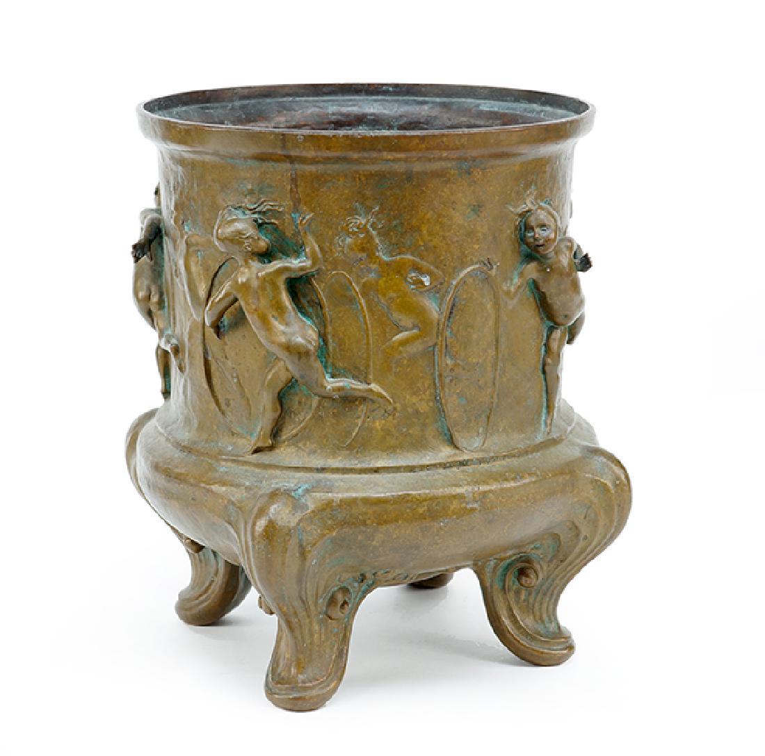 Joseph Gustave Cheret (French, 1838-1894) A Jardiniere. (1 of 1)